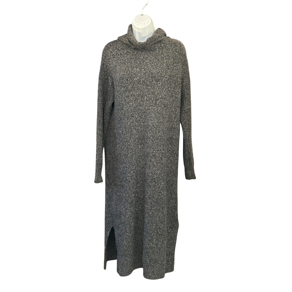 Haven Well Within Gray Turtleneck Maxi Sweater Dress Long Sleeve Knit Fall dress